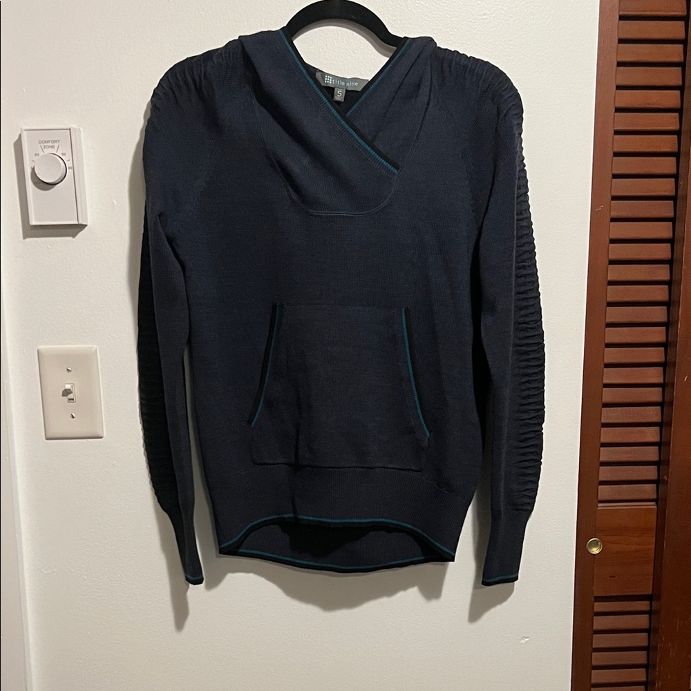 Title Nine Women's Deep Blue V-Neck Sweater